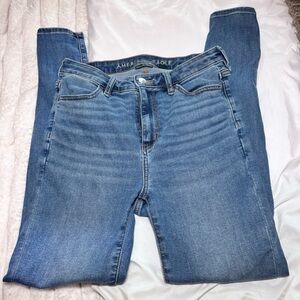 American Eagle Outfitters Light Blue High-Rise Skinny Jeggings